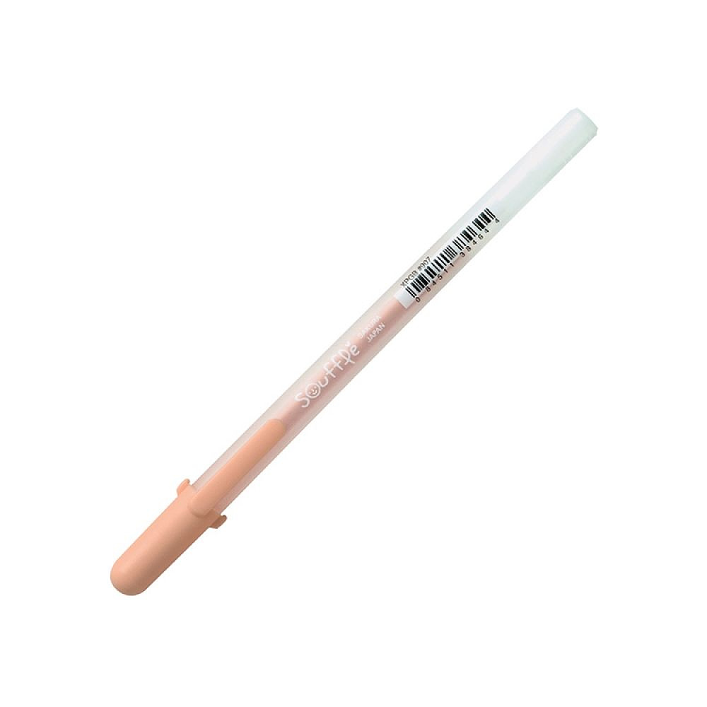 Ручка гелевая "GELLY ROLL SOUFFLE", 1.0 мм, прозрачный, стерж. светло-оранжевый