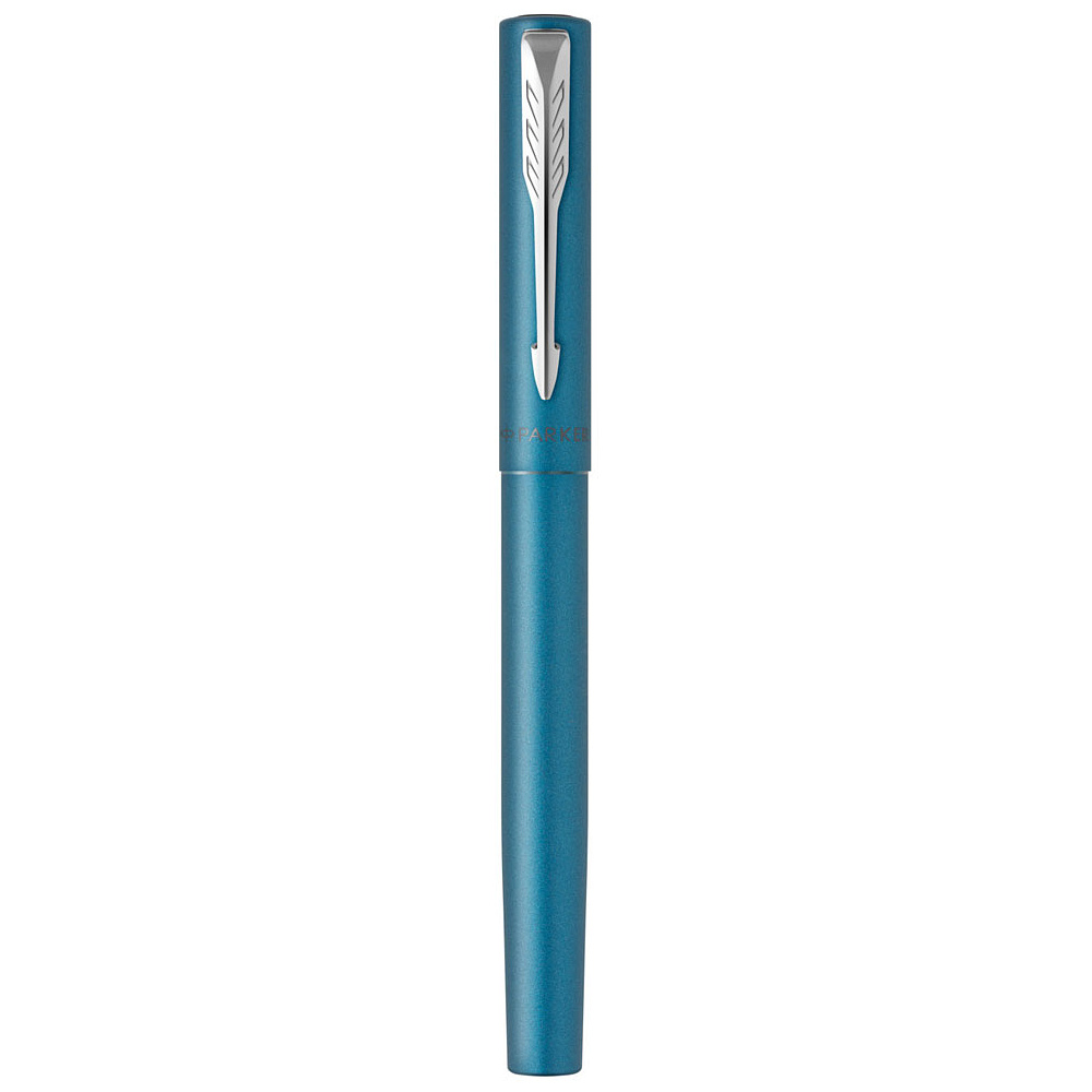Ручка перьевая Parker "Vector XL F21", F, морская волна, патрон синий - 3