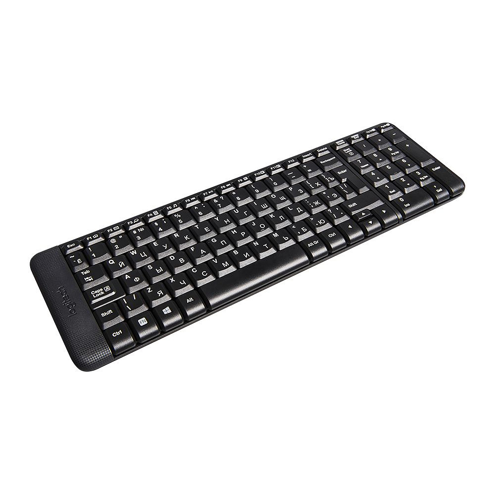 Клавиатура + мышь Logitech "MK220", беспроводная, черный - 3