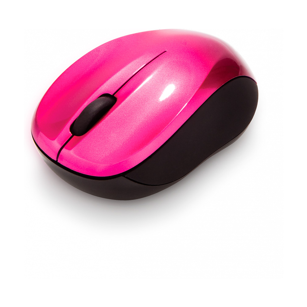Мышь Verbatim 49043, беспроводная, 1600 dpi, 3 кнопки, розовый - 2