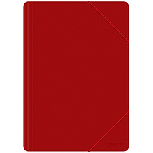 Папка на резинках "Office Products", A4, 15 мм, пластик, красный