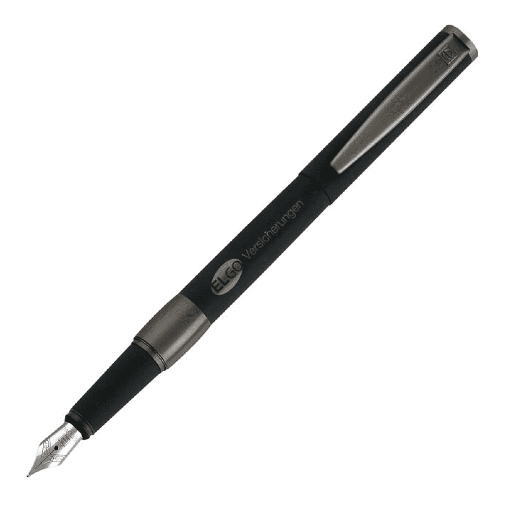 Ручка перьевая "Senator Image Black Line", M, черный, патрон синий