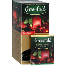 Чай "Greenfield" Grand Fruit, 25 пакетиковx1.5 г, черный