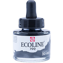 Жидкая акварель "ECOLINE", 700 черный, 30 мл