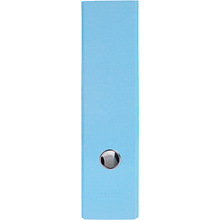 Папка-регистратор "Aquarel", А4, 80 мм, ламинированный картон, голубой