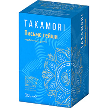 Чай "Takamori. Письмо гейши", зеленый, молочный улун, 20 пакетиков x 1,5 г