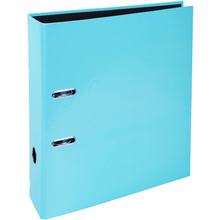 Папка-регистратор "Aquarel", А4, 80 мм, ламинированный картон, голубой
