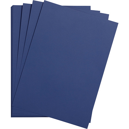 Бумага цветная "Maya", А4, 120г/м2, темно-синий