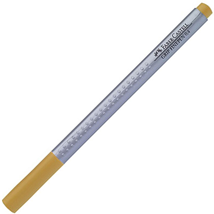 Ручка капиллярная "Grip", 0.4 мм, охра темная
