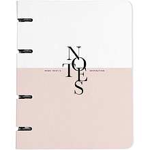 Тетрадь на кольцах Be Smart "Notes", A5, 120 листов, розовый