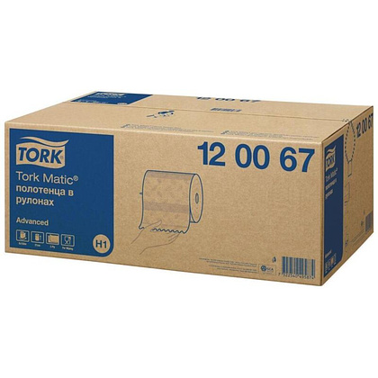 Полотенца бумажные в рулонах "Tork Matic Advanced", H1, 2 слоя, 1 рулон (120067-02) - 3