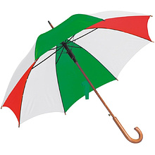 Зонт-трость "Nancy", 105 см, красный, зеленый, белый