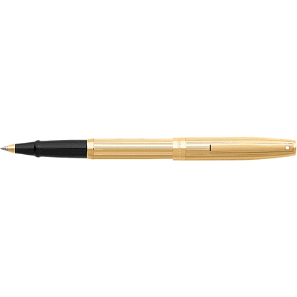 Ручка-роллер "Sheaffer Sagaris", 0.7 мм, золотистый, стерж. черный - 2