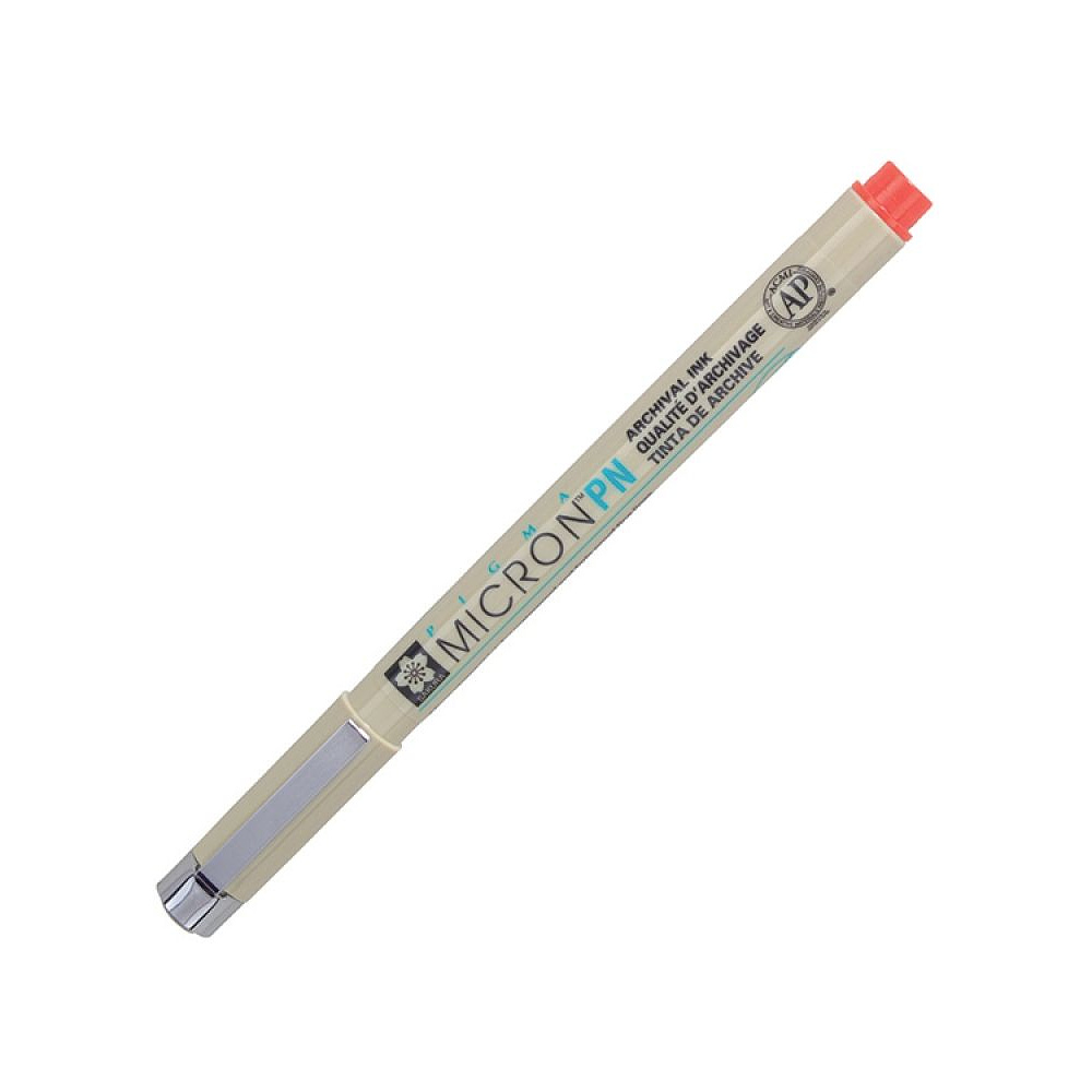 Ручка капиллярная "Pigma Micron PEN", 0.4-0.5 мм, красный