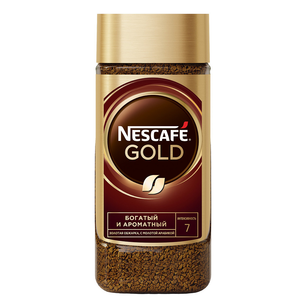 Кофе "Nescafe" Gold, растворимый, 190 г - 10