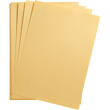 Бумага цветная "Maya", А4, 120г/м2, золотой