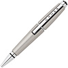 Ручка-роллер "Cross Edge", 0.7 мм, серый, серебристый, стерж. черный - 2