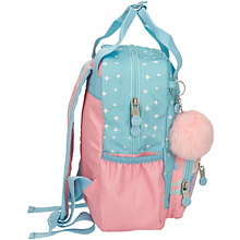 Рюкзак школьный Enso "Keep the oceans clean" S, голубой, розовый