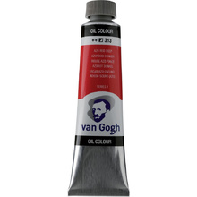 Краски масляные "Van Gogh", 313 красный АЗО темный, 40 мл, туба