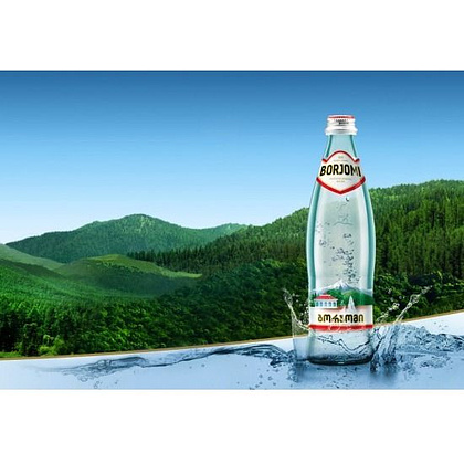 Вода минеральная "Borjomi", газированная, 0.33 л - 2