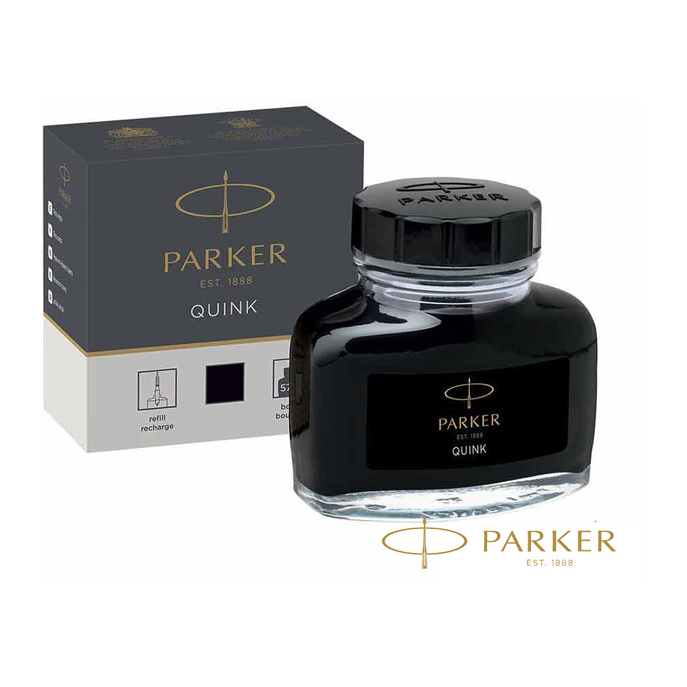 Чернила для перьевых ручек "Parker", 57 мл, черный