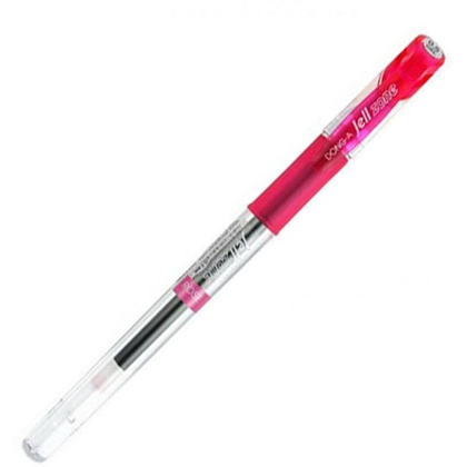Ручка гелевая "Jell-Zone Standard", 0.5 мм, прозрачный, стерж. красный